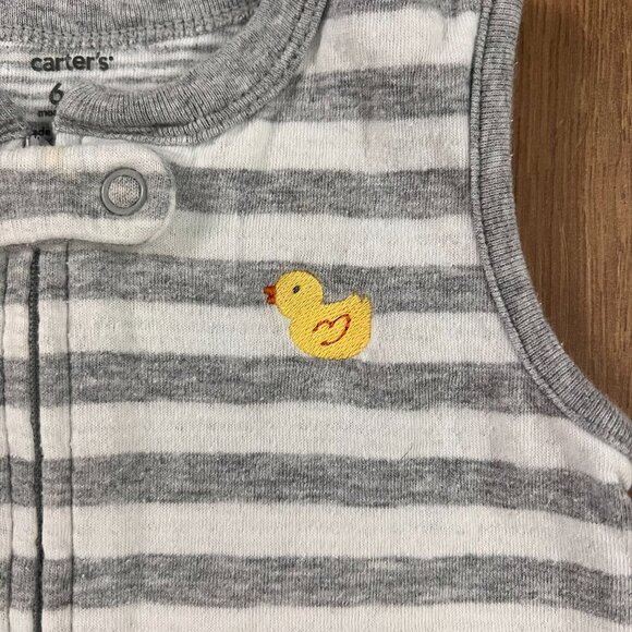 Carters Midweight Striped Sleep Sack Cotton Wearable Blanket 6-9M - Picture 2 of 8
